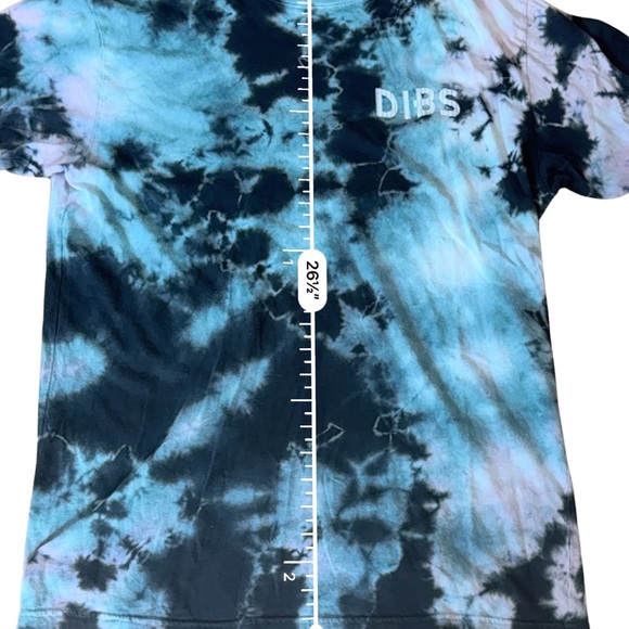 Tie-Dye Men's Shirt‎ - Blue and Black - Picture 4 of 7